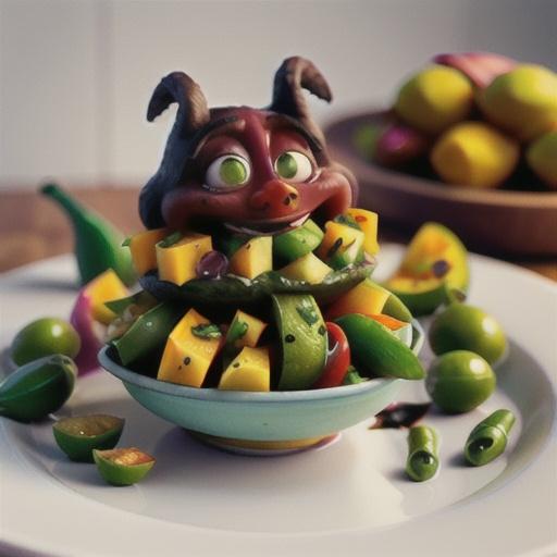 Spicy Mango Guacamole