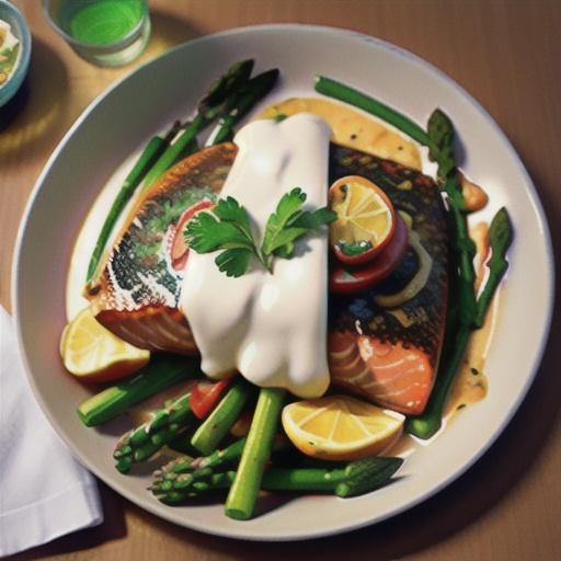 Salmon in Creamy Silk Sauce
