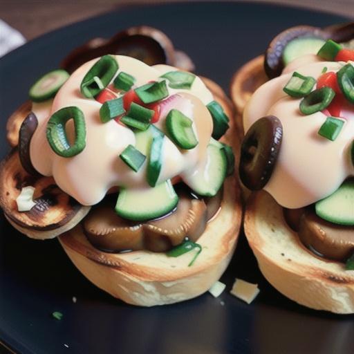 Mushroom Toast Cups