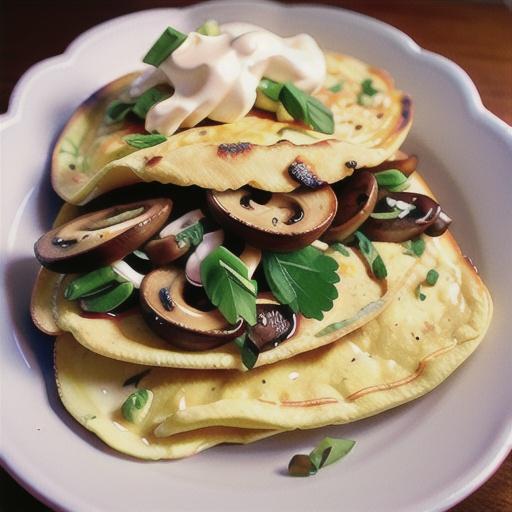 Turkey Filled Omelette