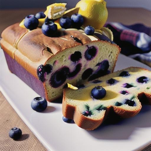 Lemon Blueberry Power Loaf