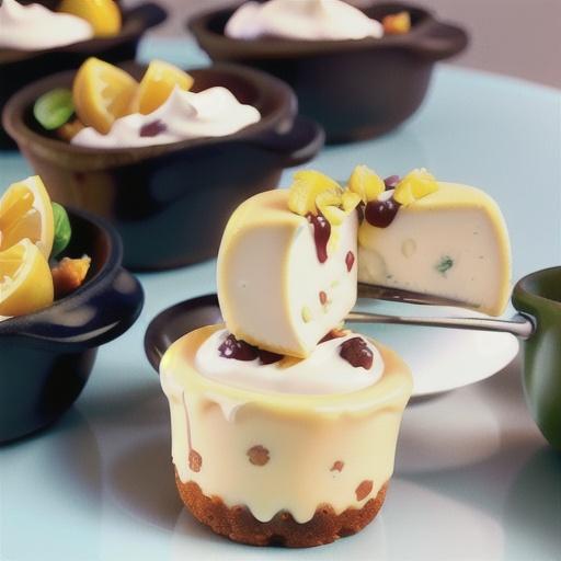 Mini lemon cottage cheesecakes recipe