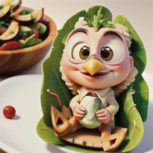 Skinny Chicken Milanese with Balsamic Arugula Salad