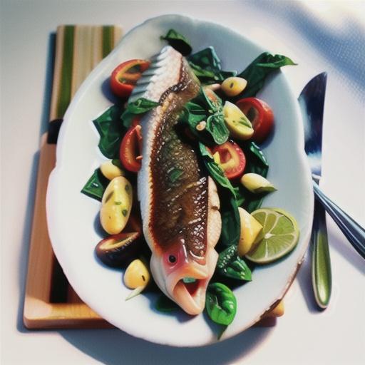 Barramundi with coconut creamed spinach and coriander