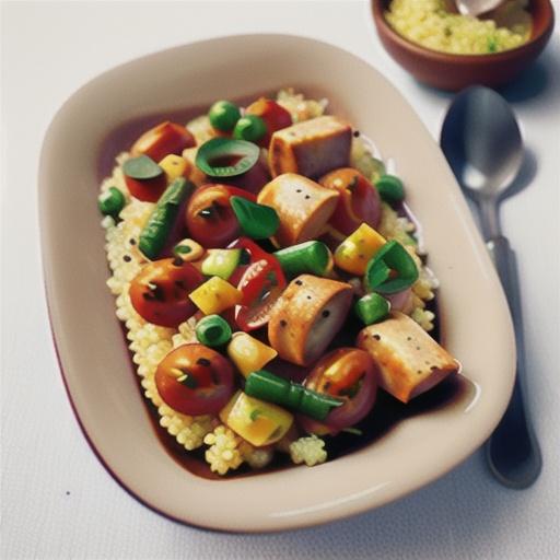 Chorizo and tomato couscous