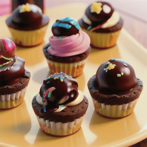 Chocolate Truffle Brownie Cups