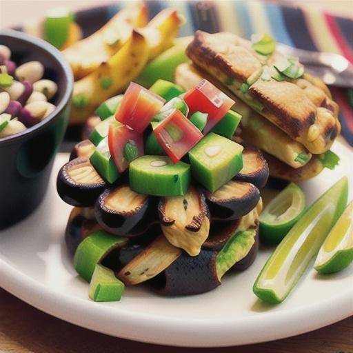Black Bean Cauliflower Cakes with Pico de Gallo