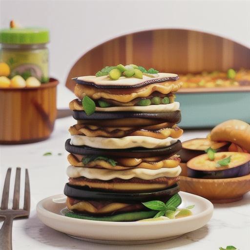 Moussaka stacks