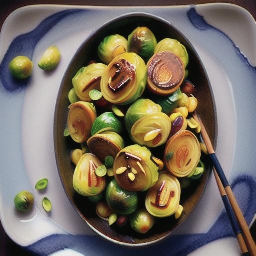 Hoisin Glazed Brussels Sprouts