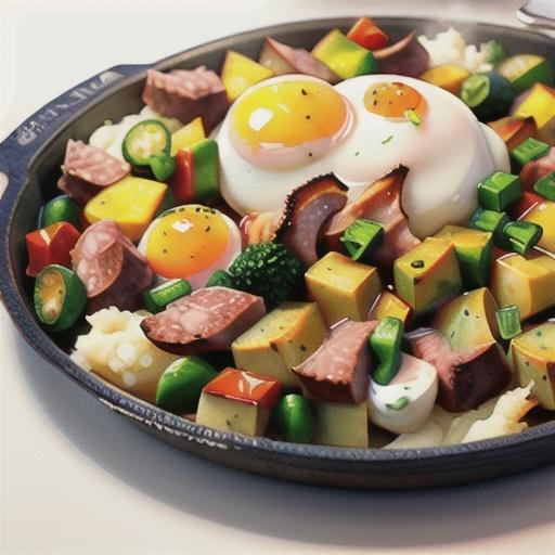 One-pan bubble and squeak