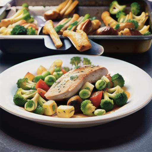 Keto Sheet Pan Chicken Dinner