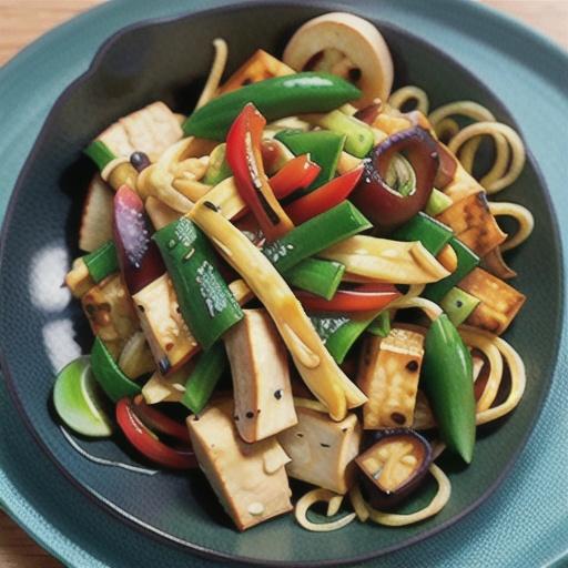 Chicken and tofu pad Thai