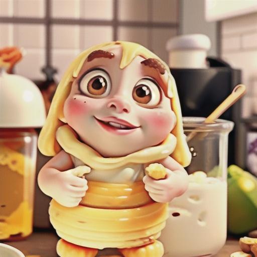 Marmalade & yoghurt ice cream