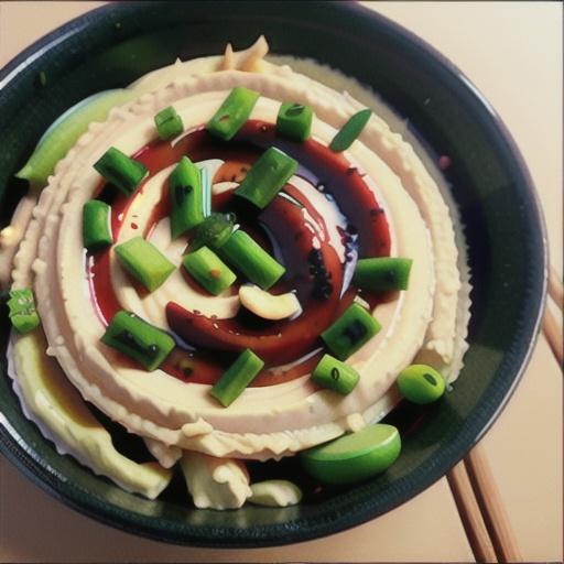 Wasabi and Soy Sauce Hummus