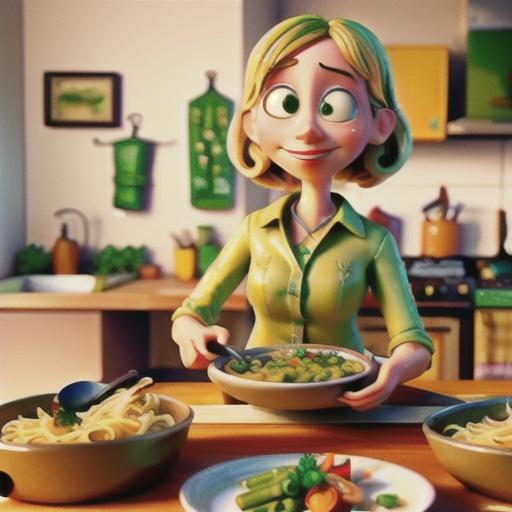 Asparagus-Dijon Chicken Fettuccine