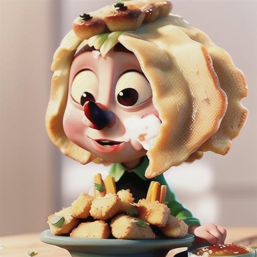 Parmesan chicken nuggets with three dipping sauces