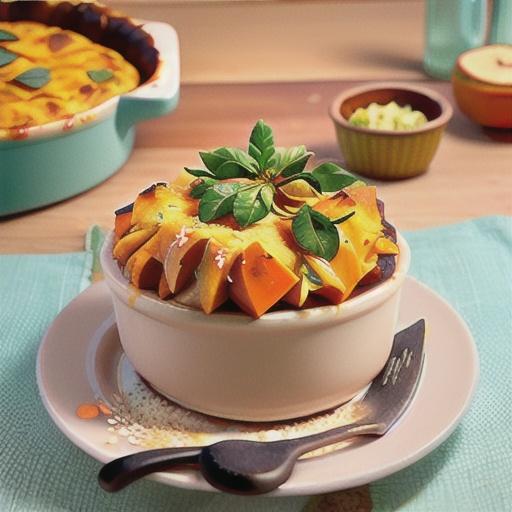 Cottage pie with sweet potato mash