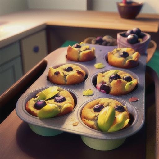 Saskatoon Berry Oat Muffins