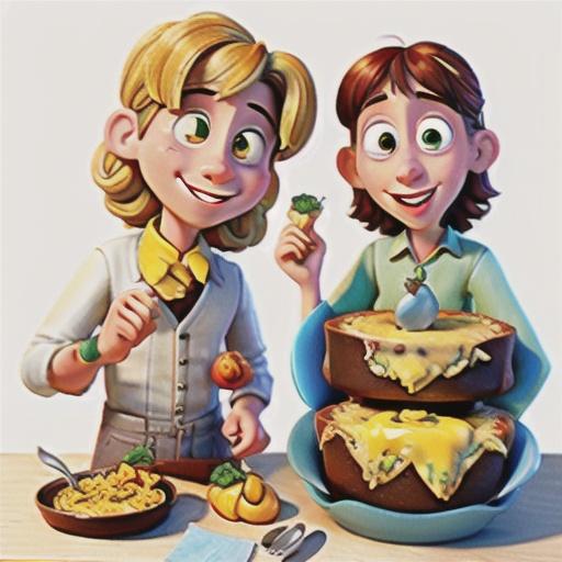 Ricotta and tomato bread and butter puddings