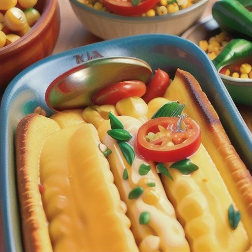 Corn and Poblano Spoon Bread