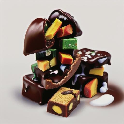 Double Chocolate and Gingerbread Cookie Bars