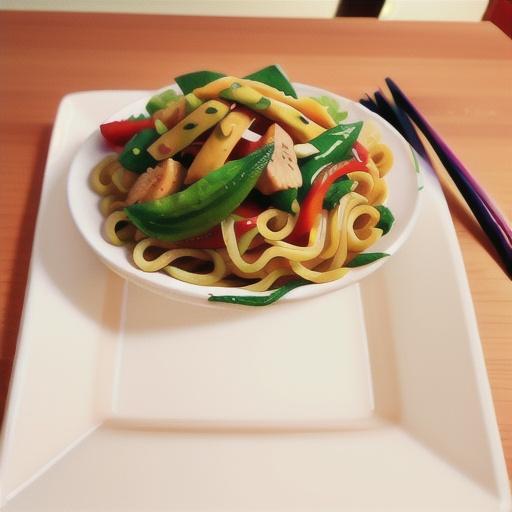 Ginger chicken stir-fry