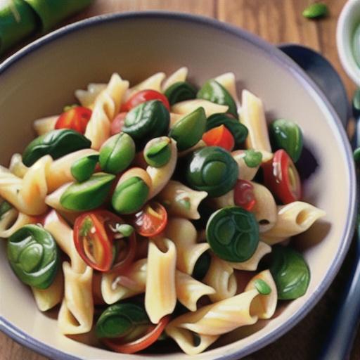 Spinach and Tomato Rotini