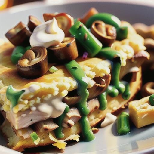 Chicken Suiza Cornbread Bake