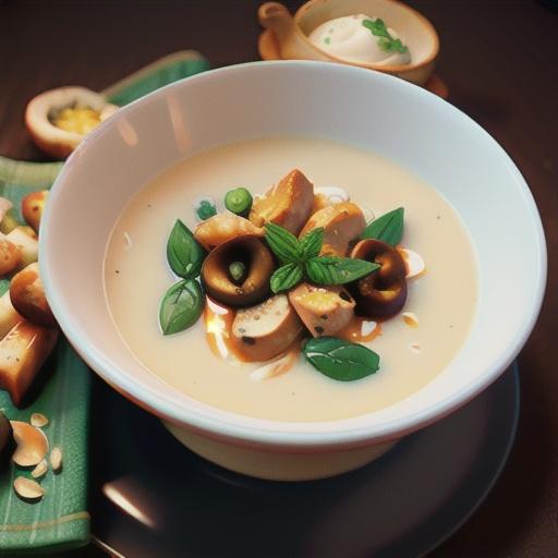 Low-Carb Chicken and Mushroom Soup