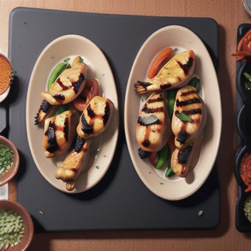 Grilled Firecracker Chicken Wings