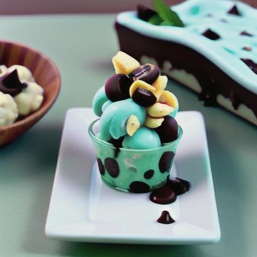 Mint Chocolate Chip Ice Cream Bars