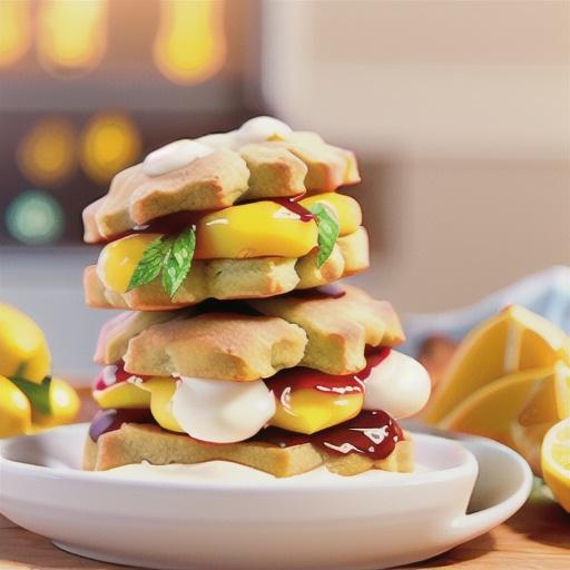 Lemon-Filled Fresh Ginger Scones