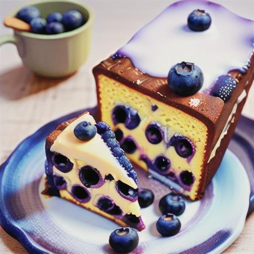Gooey blueberry and white chocolate cake recipe