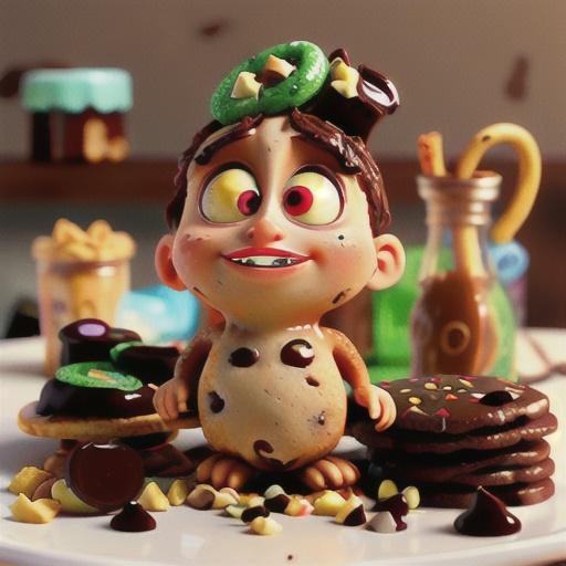 Naughty Chocolate and Peanut Butter Chip Cookies