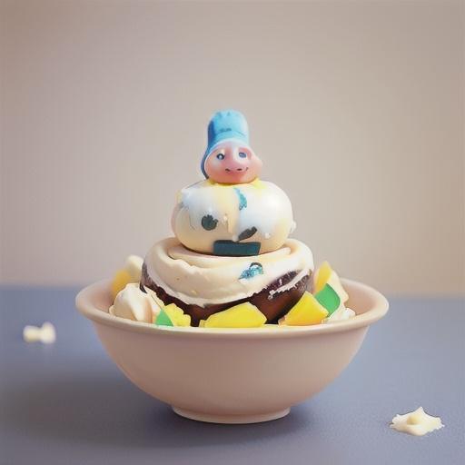 Ms Piggie's Quick Coconut Ice Cream