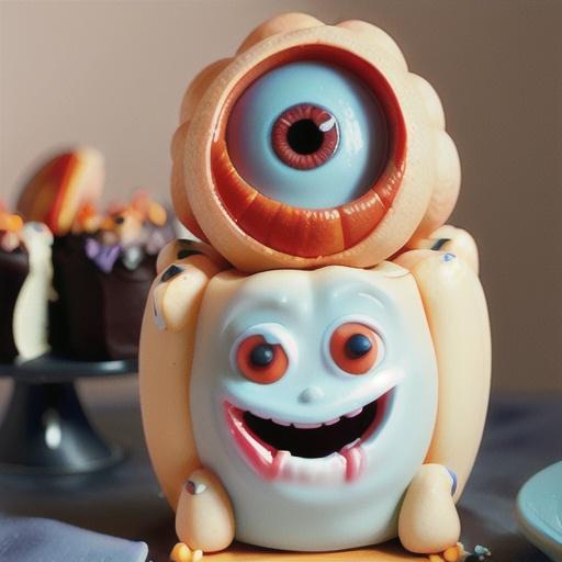 Halloween Eyeball Cake
