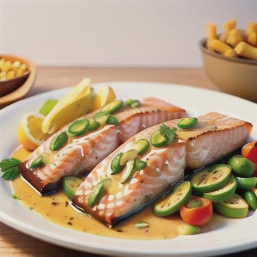 Honey Mustard Baked Salmon