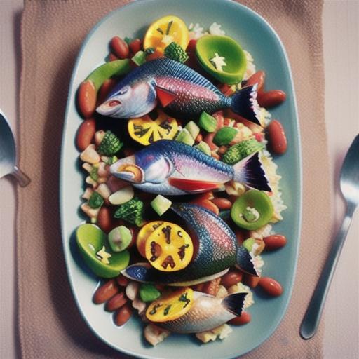 Chermoula kingfish with Moroccan beans