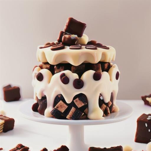 White chocolate rocky road