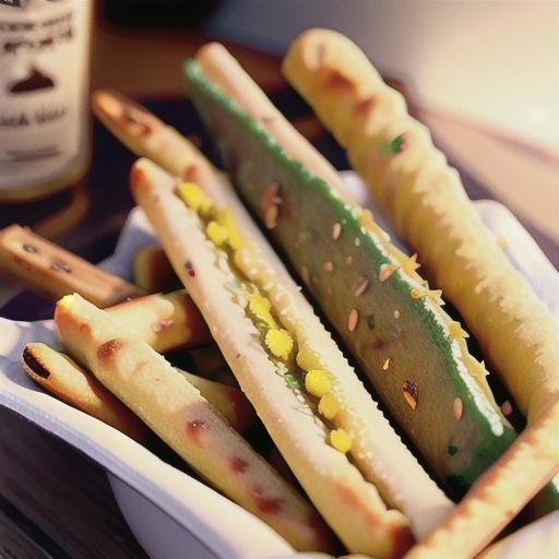 Peppered Parmesan Breadsticks