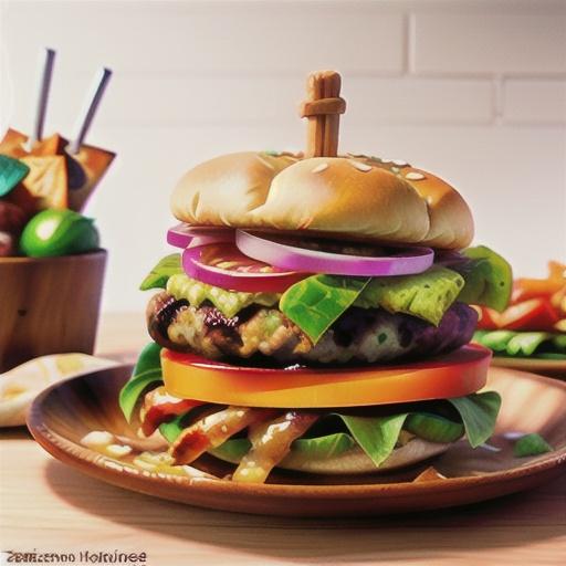 Deluxe bacon burgers