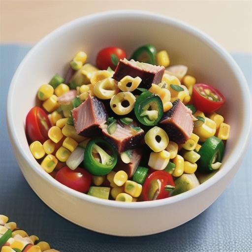 Tuna & corn salad