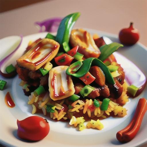 Vegan Korean Kimchi Fried Rice