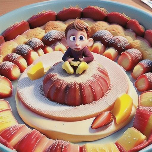 Aunt Kaye's Rhubarb Dump Cake