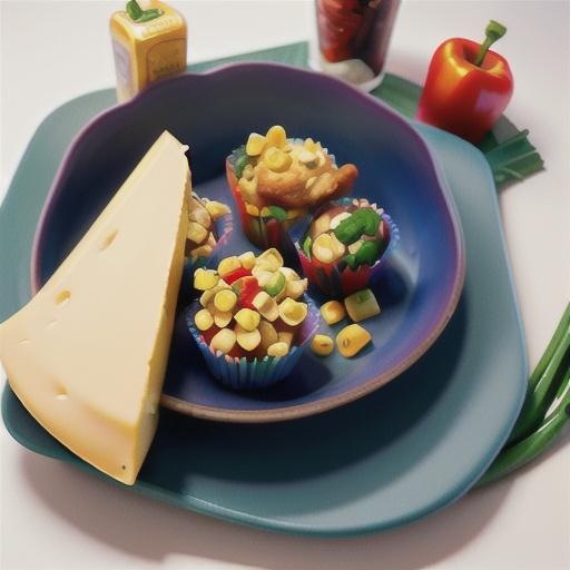 Vegie, bacon & cheese muffins