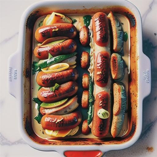 Comforting sausage bake