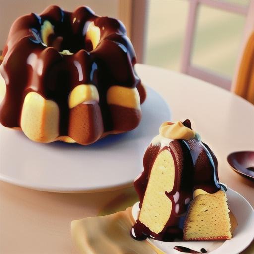 Peanut Butter-Chocolate Swirl Bundt Cake
