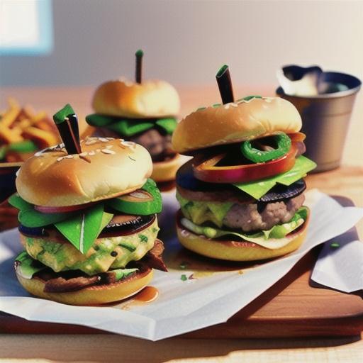 Maple pulled pork burgers with apple slaw