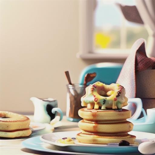 Glazed Doughnut Pancakes