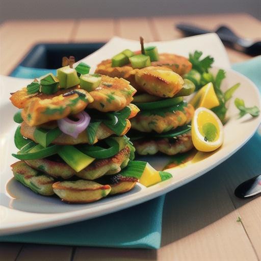 Caribbean-Style Fried Salmon Fritters